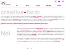 Tablet Screenshot of creative-farm.it